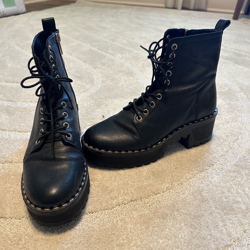 Vinca Camuto Combat Boot